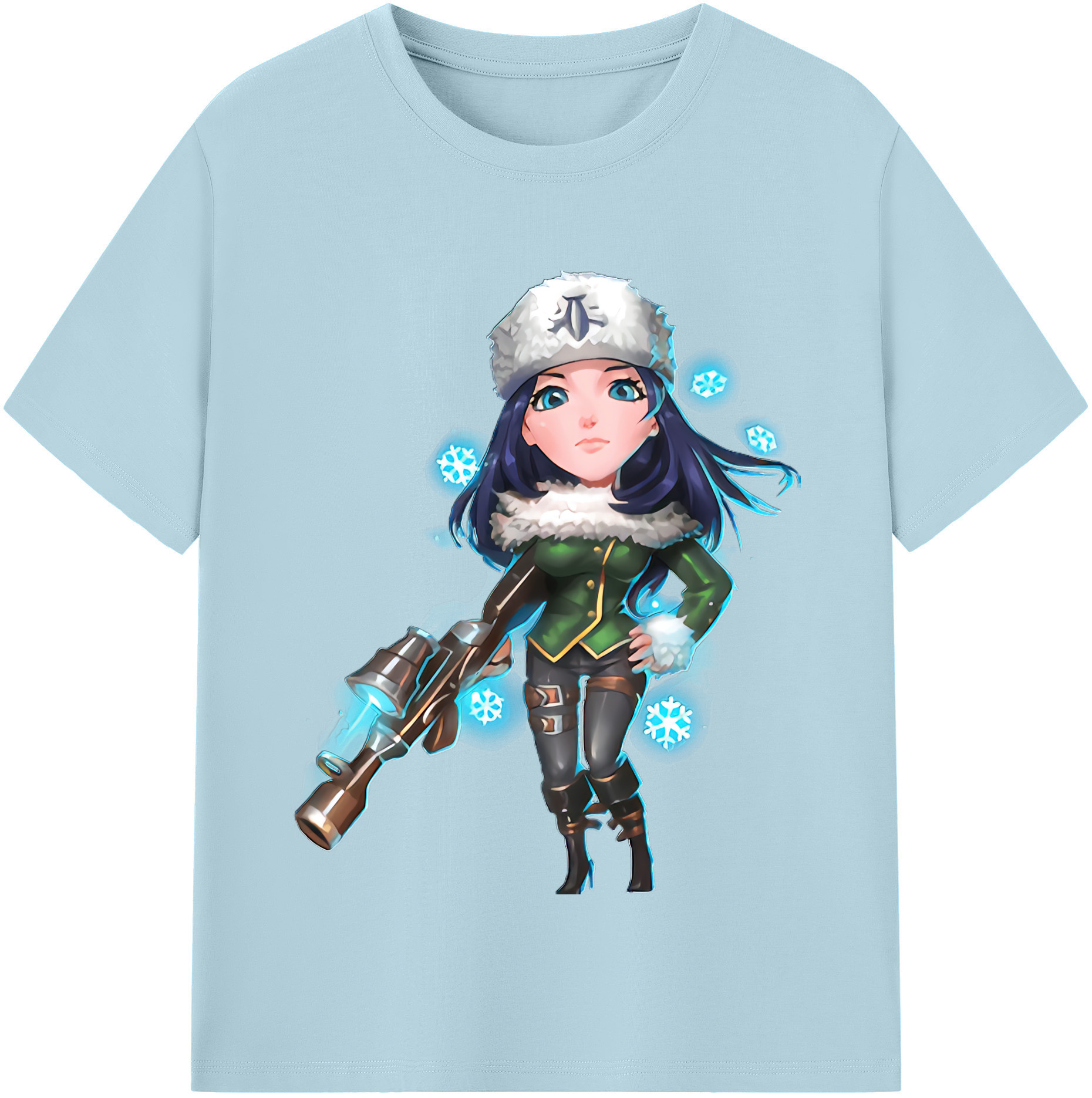 リーグ・オブ・レジェンド League of Legends LOL 綿100％半袖Tシャツ（フロントプリント）